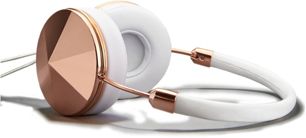 Rose Gold Headphone Png Download Image - Rose Gold Headphones Transparent (650x650), Png Download