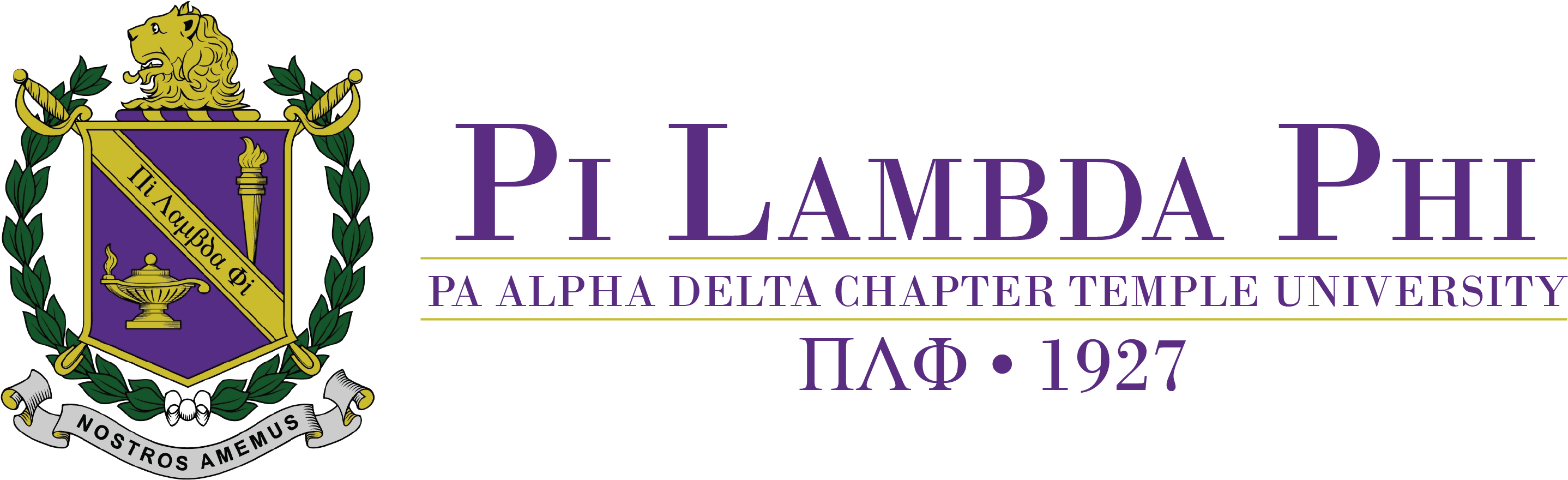 Pi Lambda Phi (3000x896), Png Download