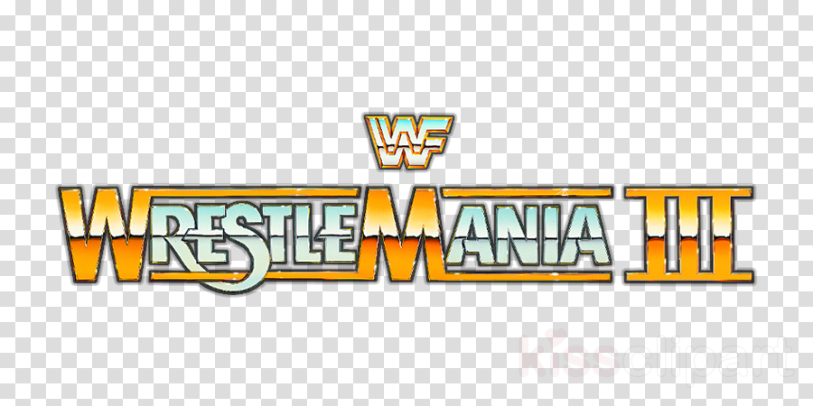 Download Wrestlemania Iii Clipart Wrestlemania Iii - Vector Graphics (900x450), Png Download