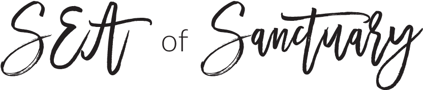 Sea Of Sanctuary - Watercolor-poinsettias Und Blätter Mit Typografie Karte (1031x303), Png Download