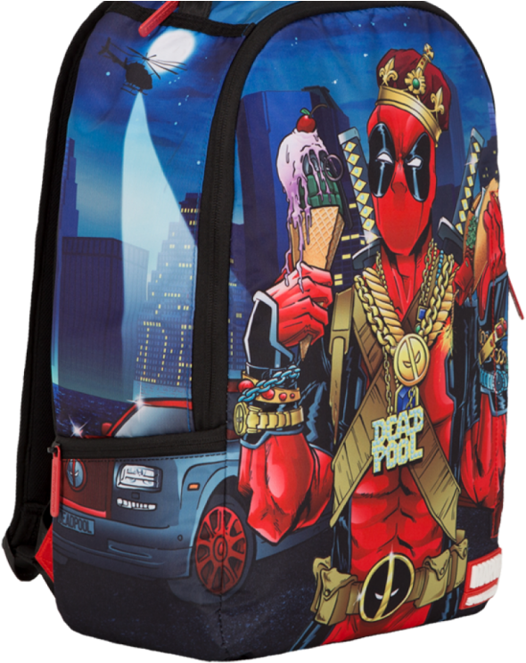 Out - Sprayground Marvel King Deadpool (924x784), Png Download