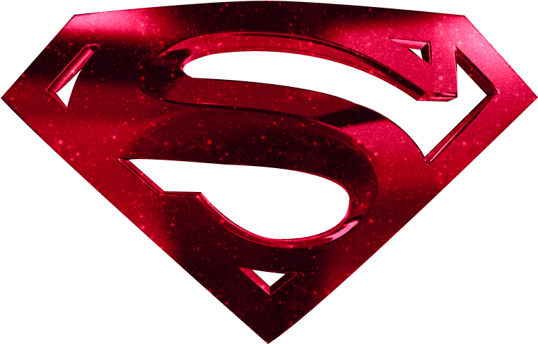 There - Red Superman Logo Png (800x600), Png Download