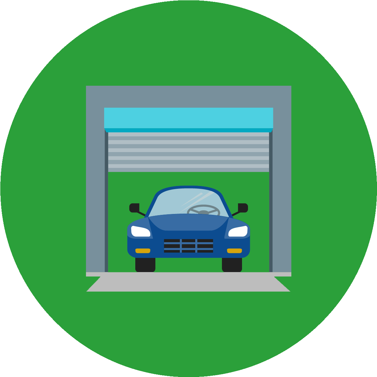 Drive Through - Car (1256x1231), Png Download