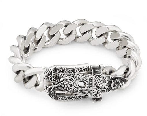Vintage Tiger Sterling Silver Bracelet Gucci Yba476810001 - Gucci Yba476810001 (700x700), Png Download