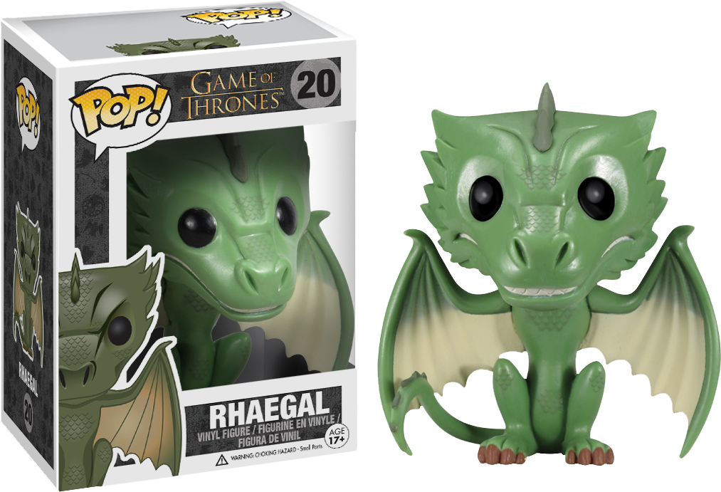 Game Of Thrones - Got Dragon Funko Pop (1013x691), Png Download
