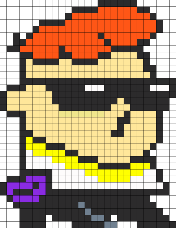 Thug Life Dexter Revised Perler Bead Pattern / Bead - Bead (568x736), Png Download