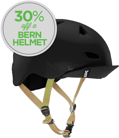 Bh Bern Helmet Deal - Bern Brentwood Zipmold Helmet | Blue - Small/medium (600x600), Png Download