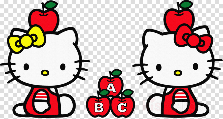 Hello Kitty Apple Clipart Hello Kitty Sanrio - Hello Kitty (900x480), Png Download