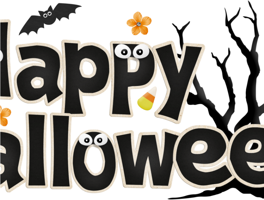 24 Oct 2017 - Happy Halloween (845x684), Png Download