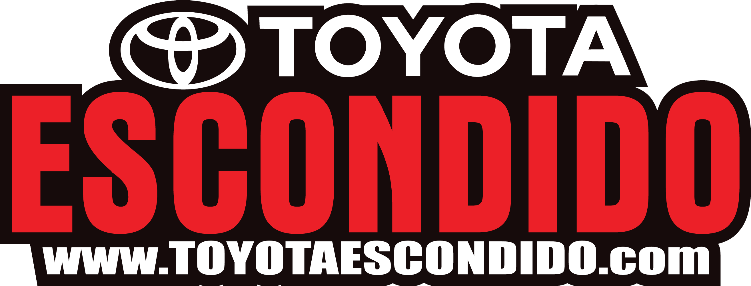 Toyota Escondido - Toyota Escondido Logo (2629x1001), Png Download