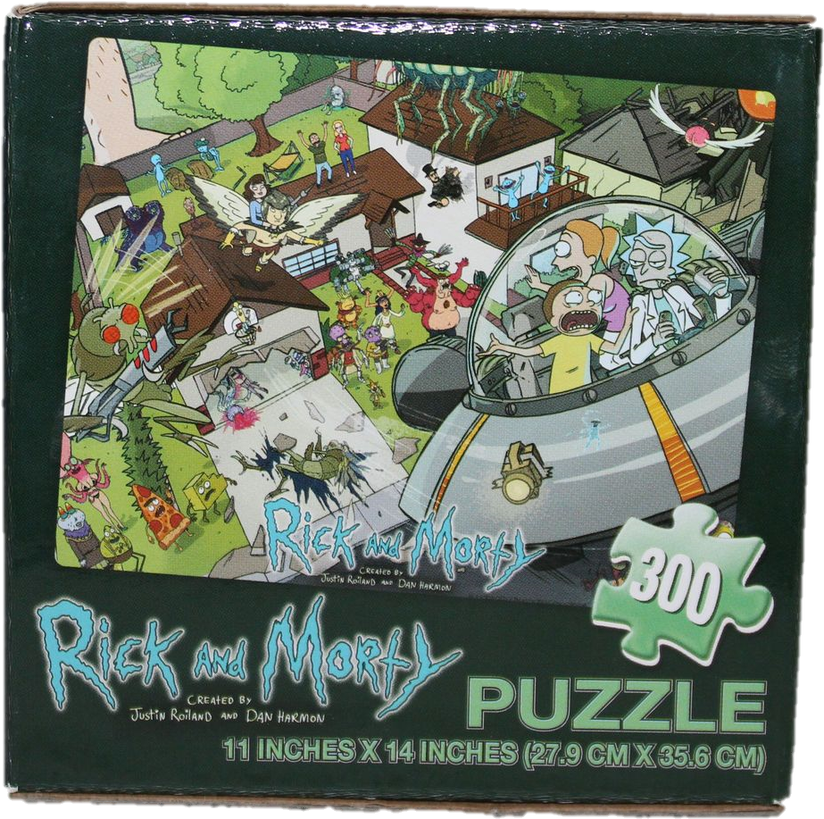 Loot Crate Exclusive Rick And Morty 11 Inch By 14 Inch - Rick And Morty Jigsaw (985x1000), Png Download