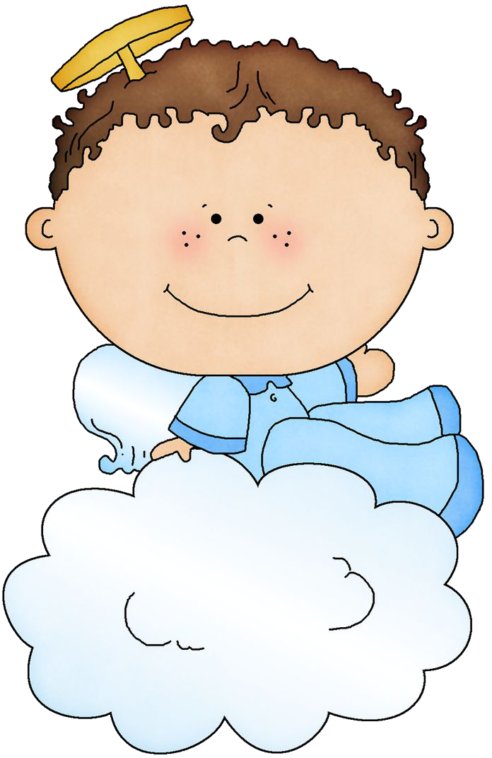 Baby Angel Png - Clipart Baptism Angel Boy (736x1104), Png Download
