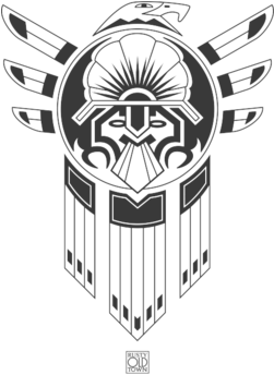 Inca Bird Tattoo - South America Native Tattoo (674x518), Png Download