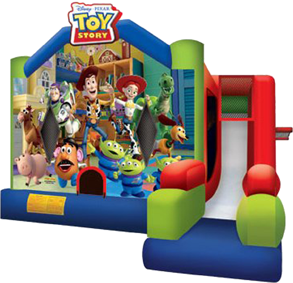 Product Specifications - Toy Story Bounce House (581x561), Png Download