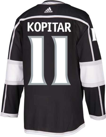 La Kings Anze Kopitar Authentic Pro Home Jersey - Ilya Kovalchuk La Kings (500x667), Png Download