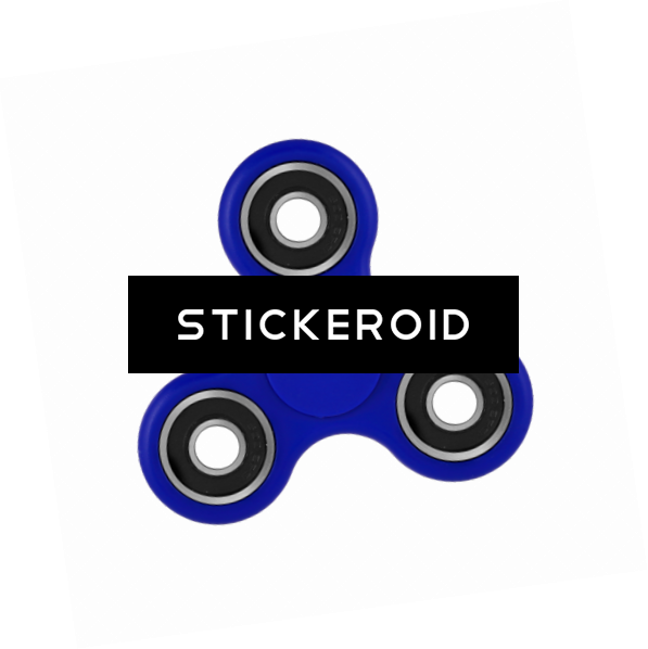 Fidget Spinner Objects - Objetos De Color Azul Marino (597x598), Png Download