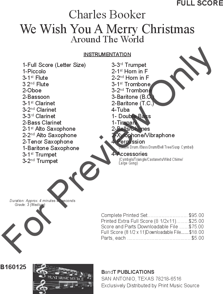 We Wish You A Merry Christmas Around The World Thumbnail - Piano (816x1056), Png Download