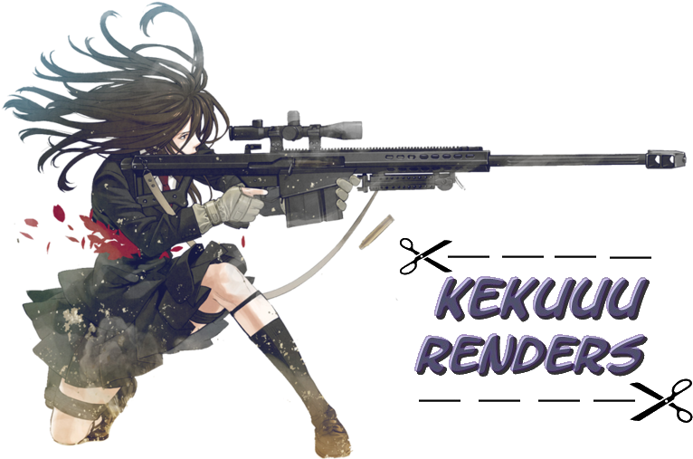Anime Guns Png - Gun Girl Anime (900x566), Png Download