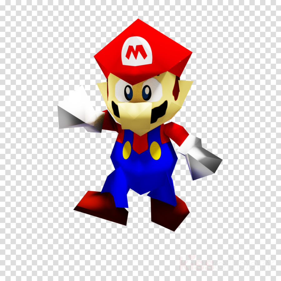 Smash Bros 64 Mario Png Clipart Super Smash Bros - Mario Super Mario 64 (900x900), Png Download