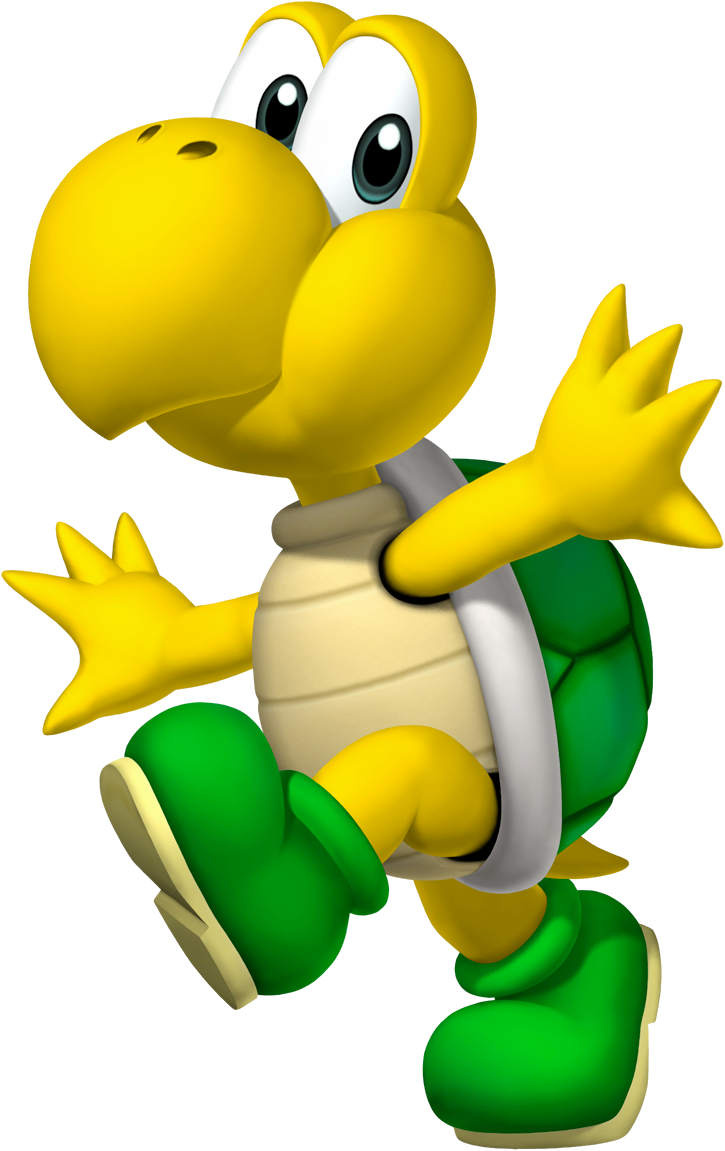 Mario Clipart Iron - Koopa Troopa (725x1151), Png Download