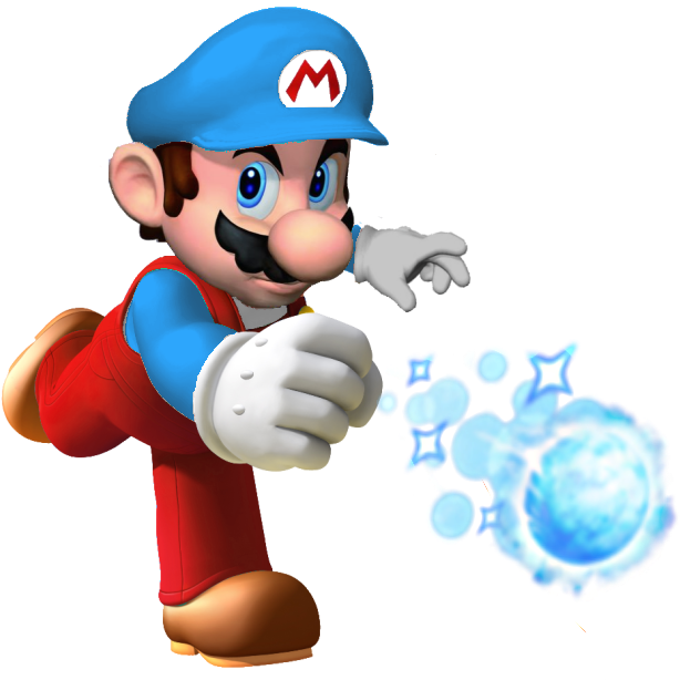 Ice Mario - - Mario Party Ds Mario (639x634), Png Download