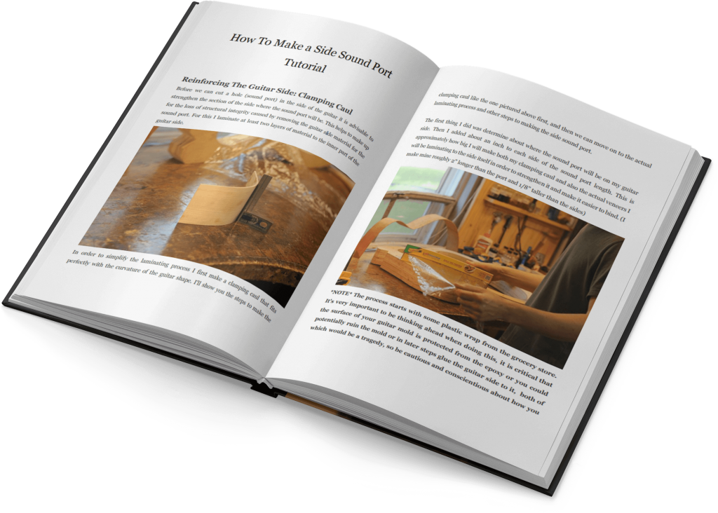 Side Sound Hole Open Book - Flyer (1024x732), Png Download