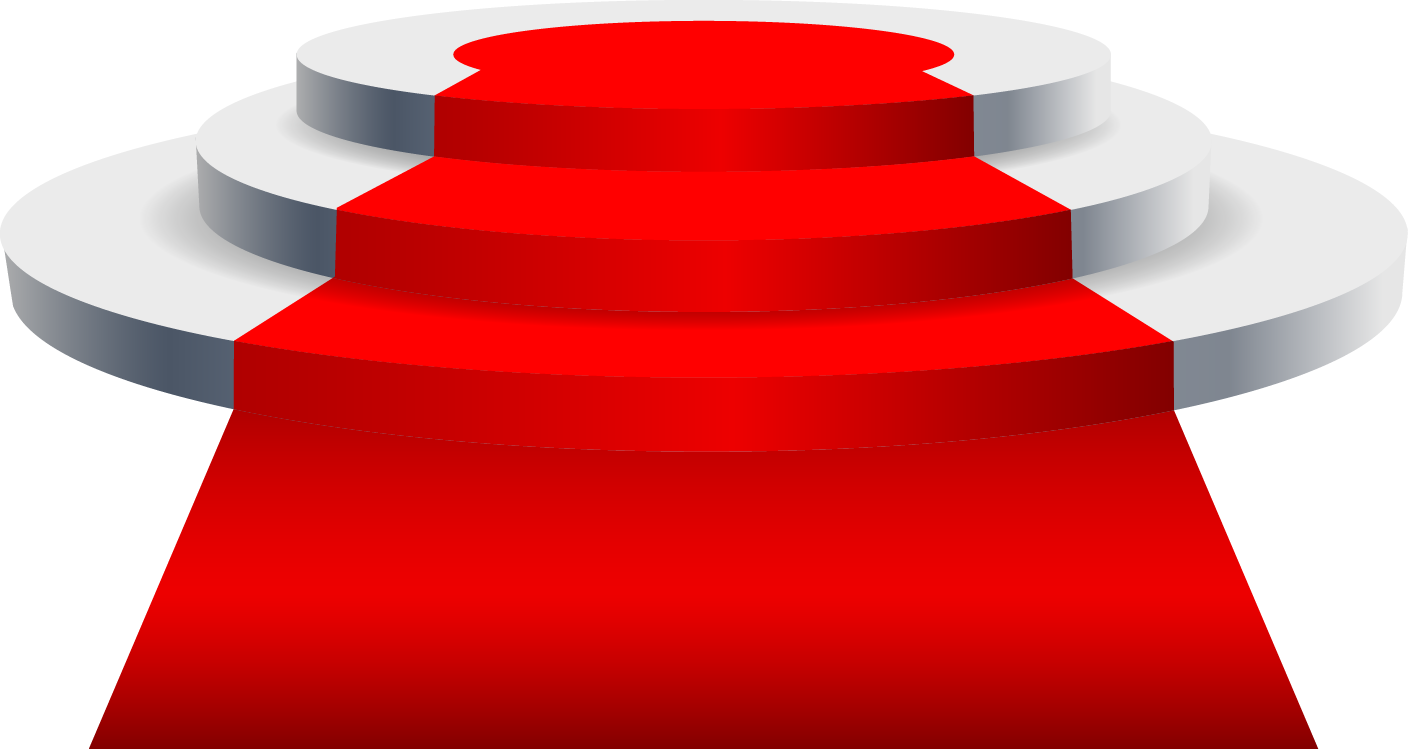 Light Red Carpet Stage - Red Carpet Stage Png (1408x749), Png Download