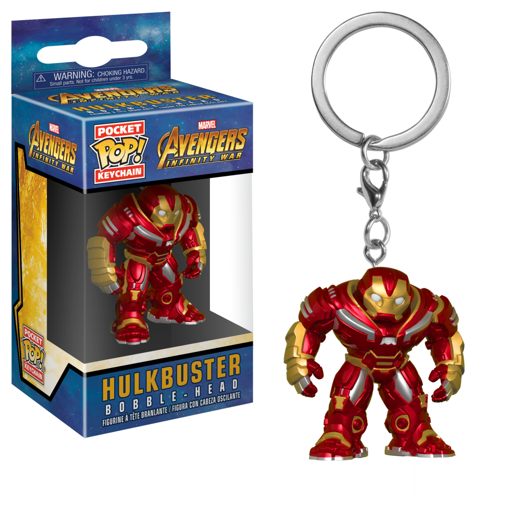 Infinity War Hulkbuster - Funko Pop Keychain Avengers (1024x1269), Png Download
