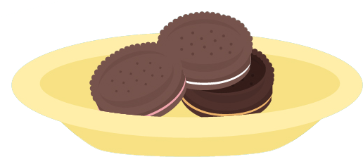 Png Black And White Cookies Vector Cookie Oreo - Sandwich Cookies (700x700), Png Download