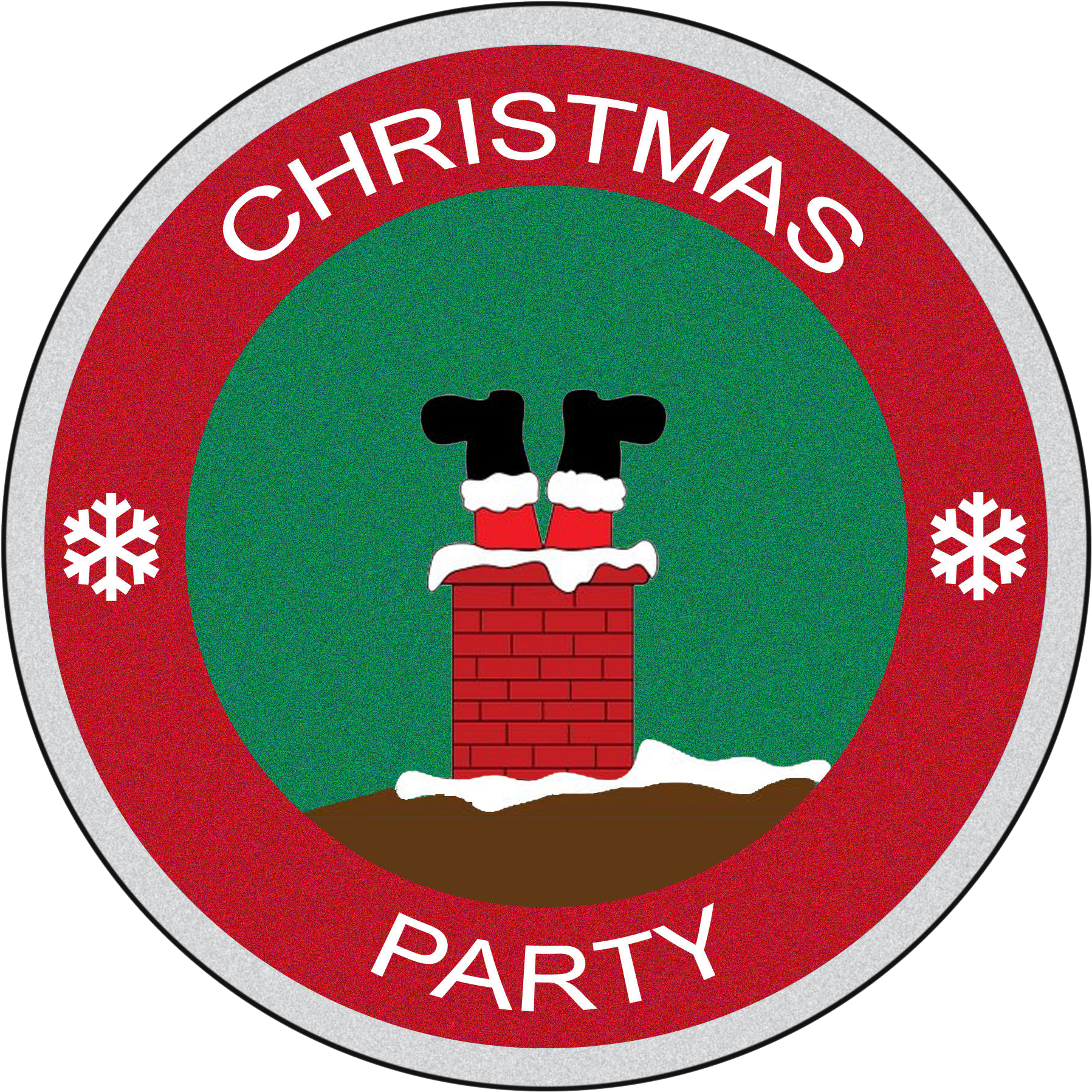 Christmasparty - Emblem (2000x2000), Png Download