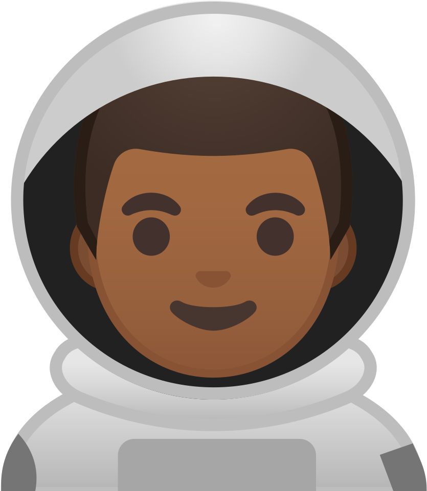 Noto Emoji Oreo 1f468 1f3fe 200d 1f680 - Astronaut Emoji (1024x1024), Png Download