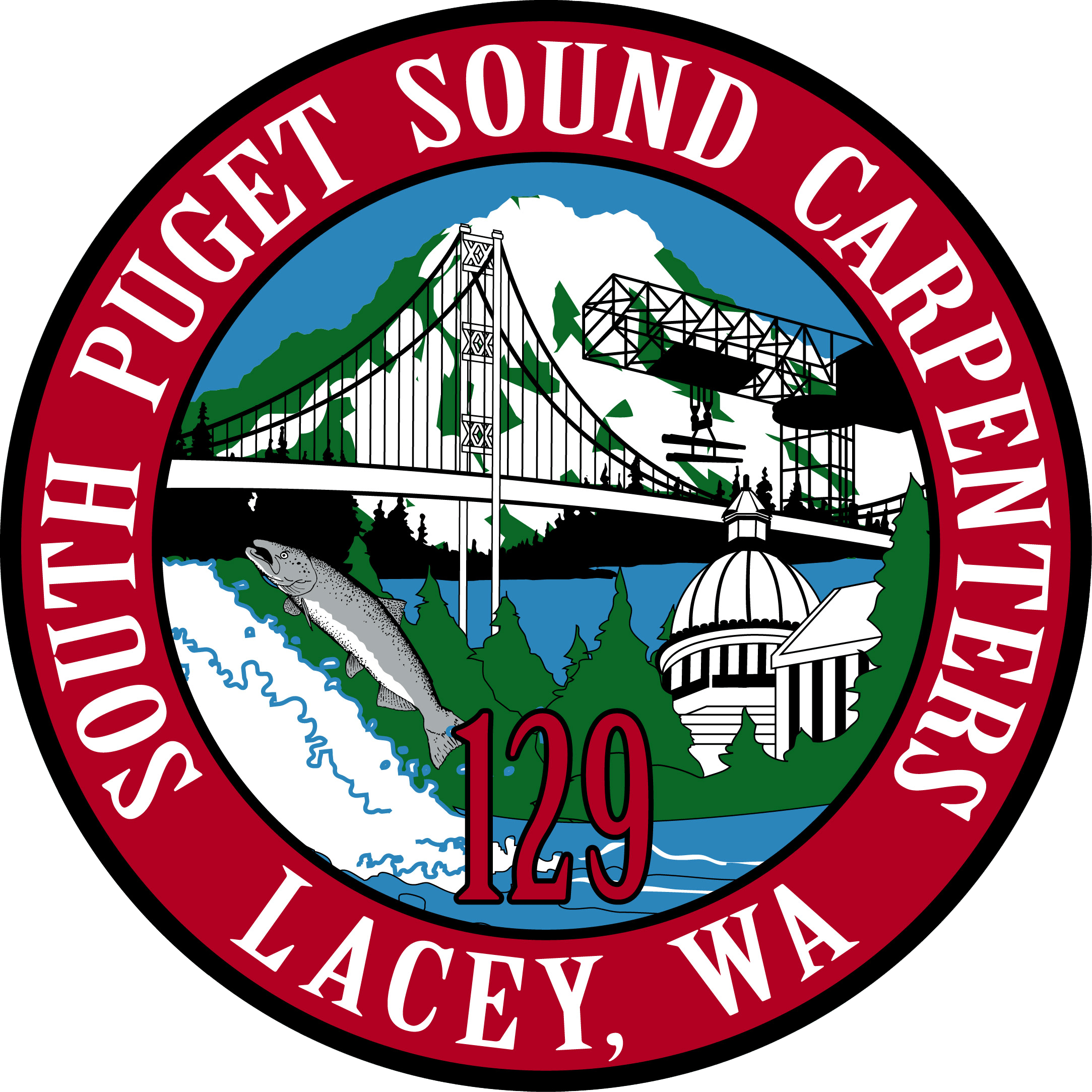 Sps Carpenters - Union Carpenters Logo (2167x2167), Png Download