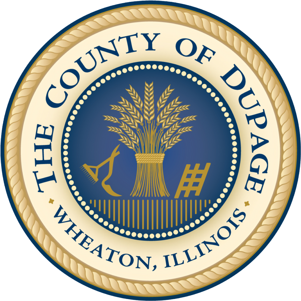 Dupage County Seal Color 0 1 - Dupage County Illinois Seal (1199x1200), Png Download