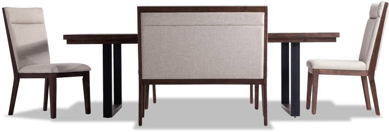 Catalina 5 Piece Dining Set With Bench - Catalina 7 Piece Dining Set (850x534), Png Download