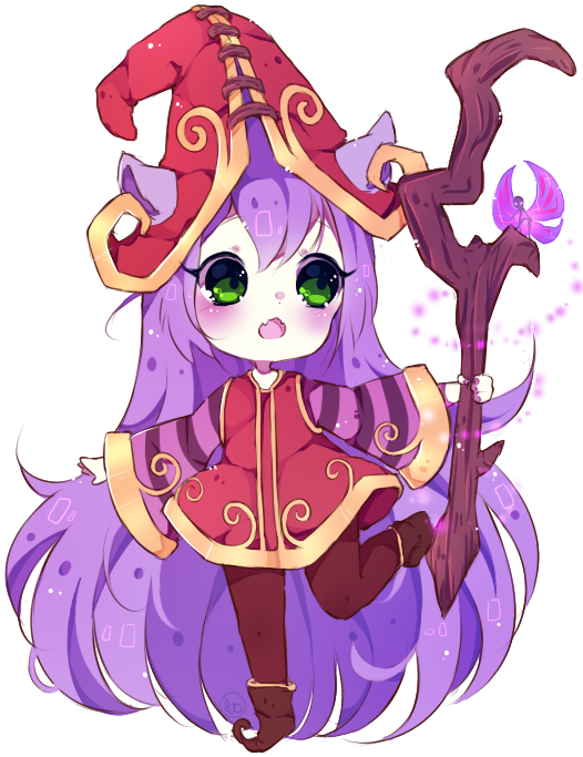 Lulu By Karryhime-db5fk1p - Lulu League Of Legends Chibi (526x692), Png Download