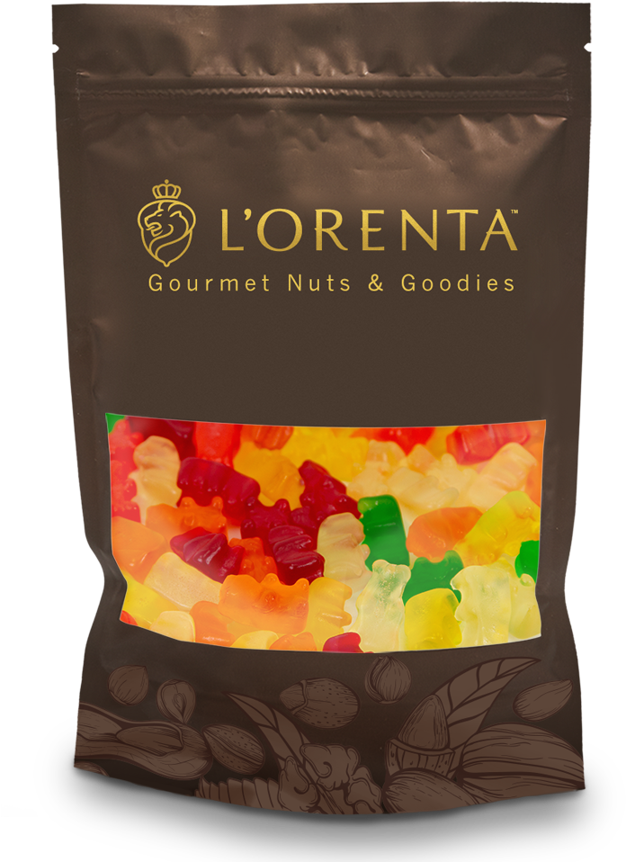 Assorted Gummy Bears - Almond (1000x1000), Png Download