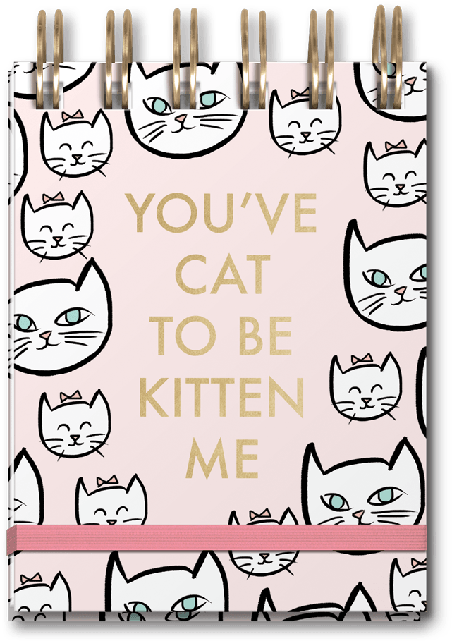 Cat To Be Kitten Spiral Note Pad - Note Pads (1200x1200), Png Download