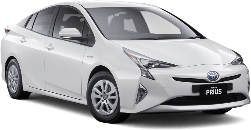 Toyota Prius - Toyota Prius L White Clear Cut Images 2018 (906x510), Png Download