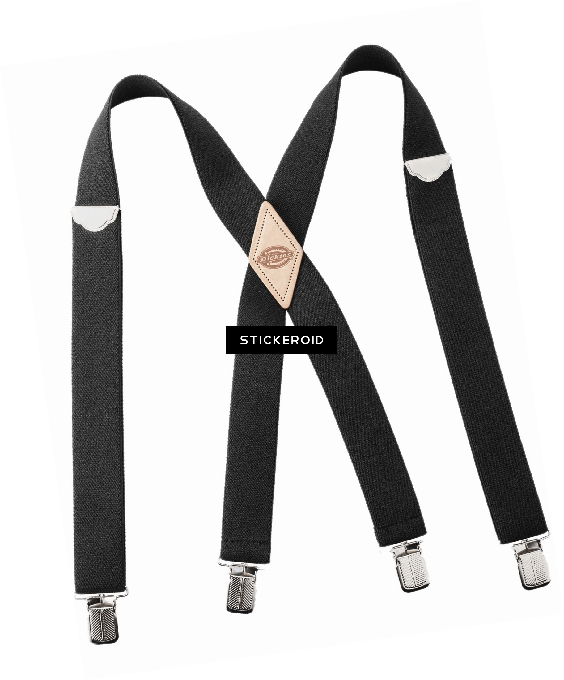 Work Suspenders - Dickies Men's J-clip Suspenders - Navy (1825x2198), Png Download
