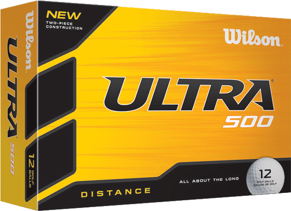 Wgwr5588lo Ultra 500 Golf Balls - Wilson Ultra Distance (672x672), Png Download
