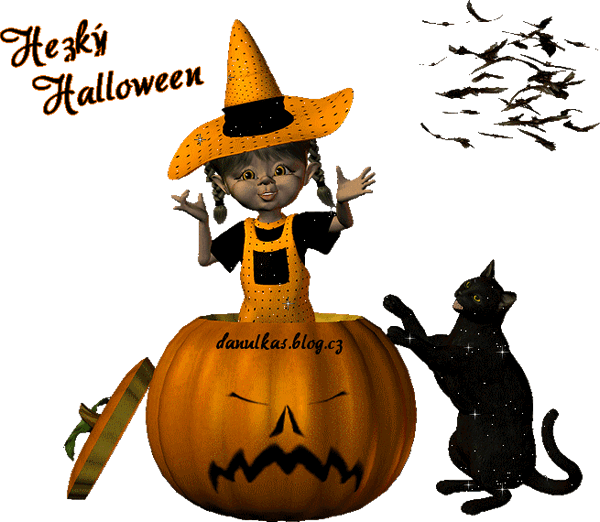 Http - //img1 - Obrazkyanimace - Com/oa/154/014 - Halloween Animace (600x522), Png Download