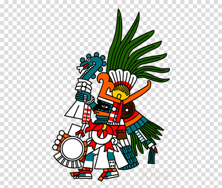 Tlaloc Aztec God Clipart Tenochtitlan Mesoamerica Aztecs - Coyolxauhqui Aztec God (900x760), Png Download