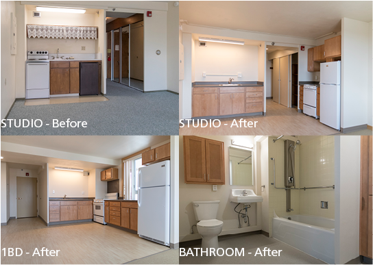 These Photos Highlight Some Of The Renovations Made - Penthouse Apartment (612x792), Png Download