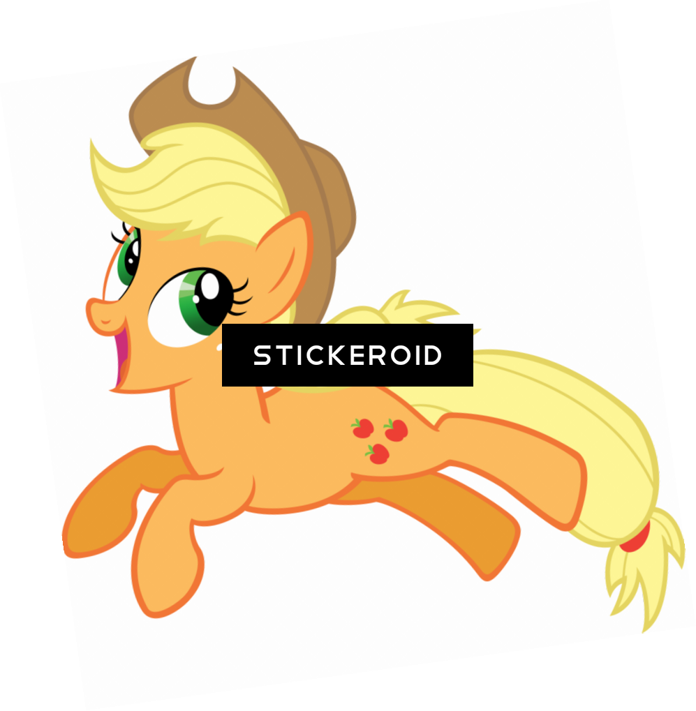 My Little Pony - My Little Pony Apple Jack (997x1019), Png Download