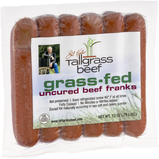 Tallgrass Grass-fed Uncured Beef Franks - 12 Oz Pack (600x600), Png Download
