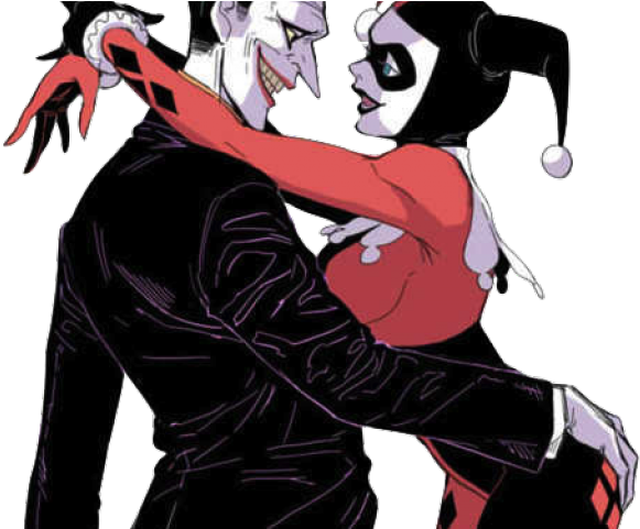 Harley Quinn Png Transparent Images - Harley Joker In Love (640x480), Png Download