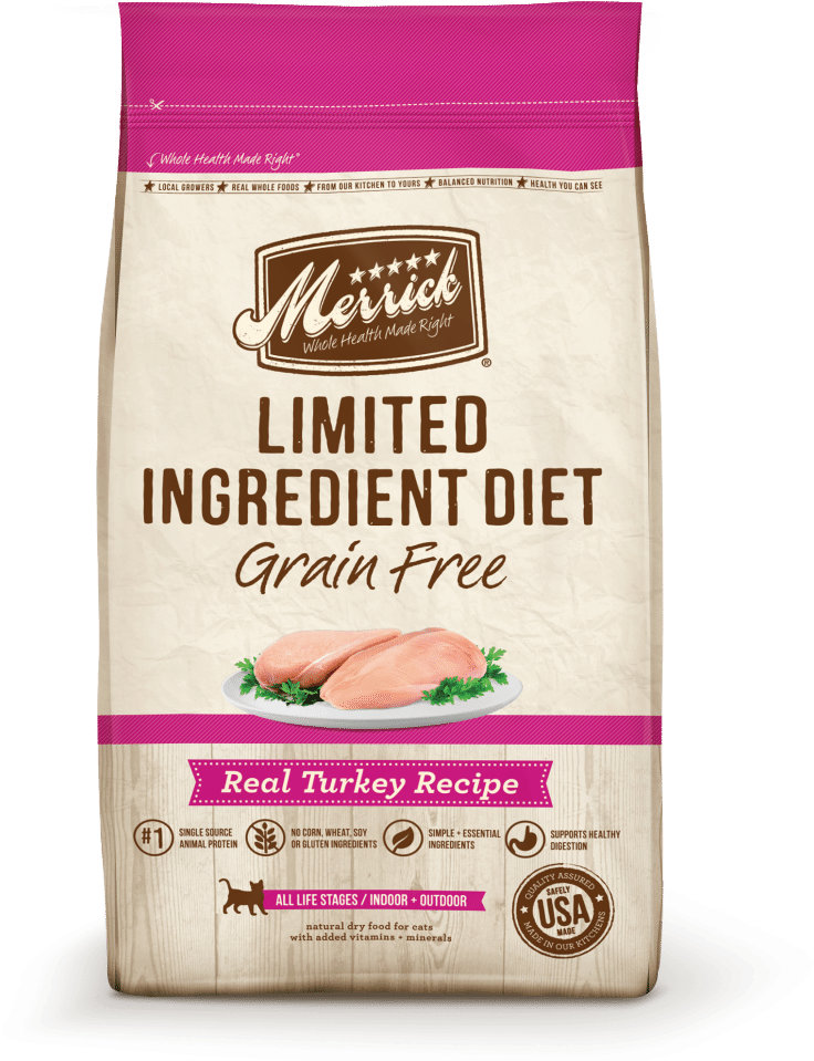 Merrick Limited Ingredient Diet Grain Free Real Turkey - Merrick Limited Ingredient Cat Food (1000x1000), Png Download