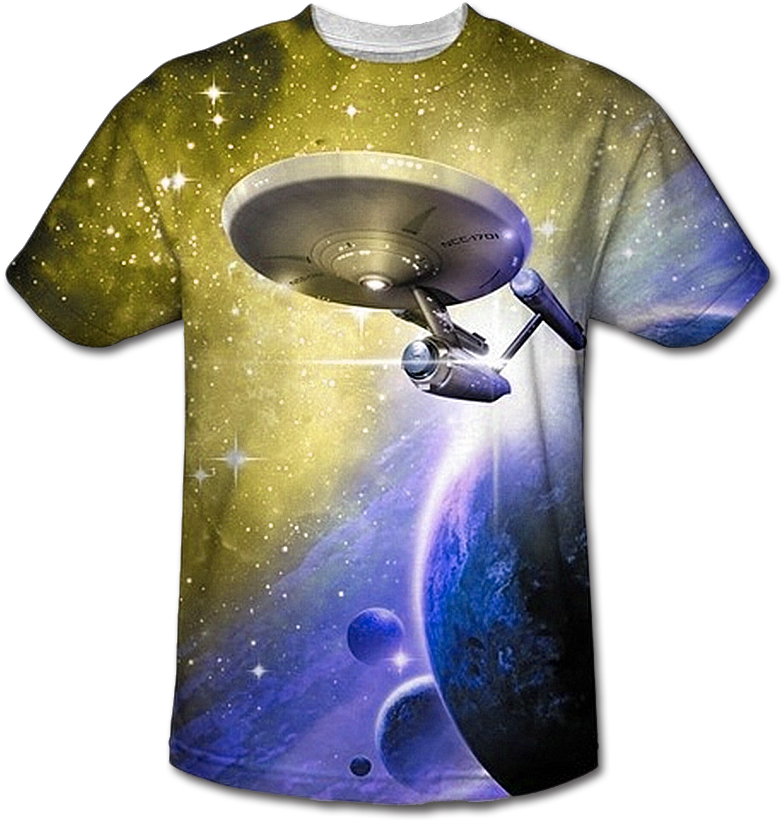 Bleed T Shirt Printing Full Bleed T Shirt - T-shirt: Star Trek - Final Frontier, S. T-shirt (800x848), Png Download