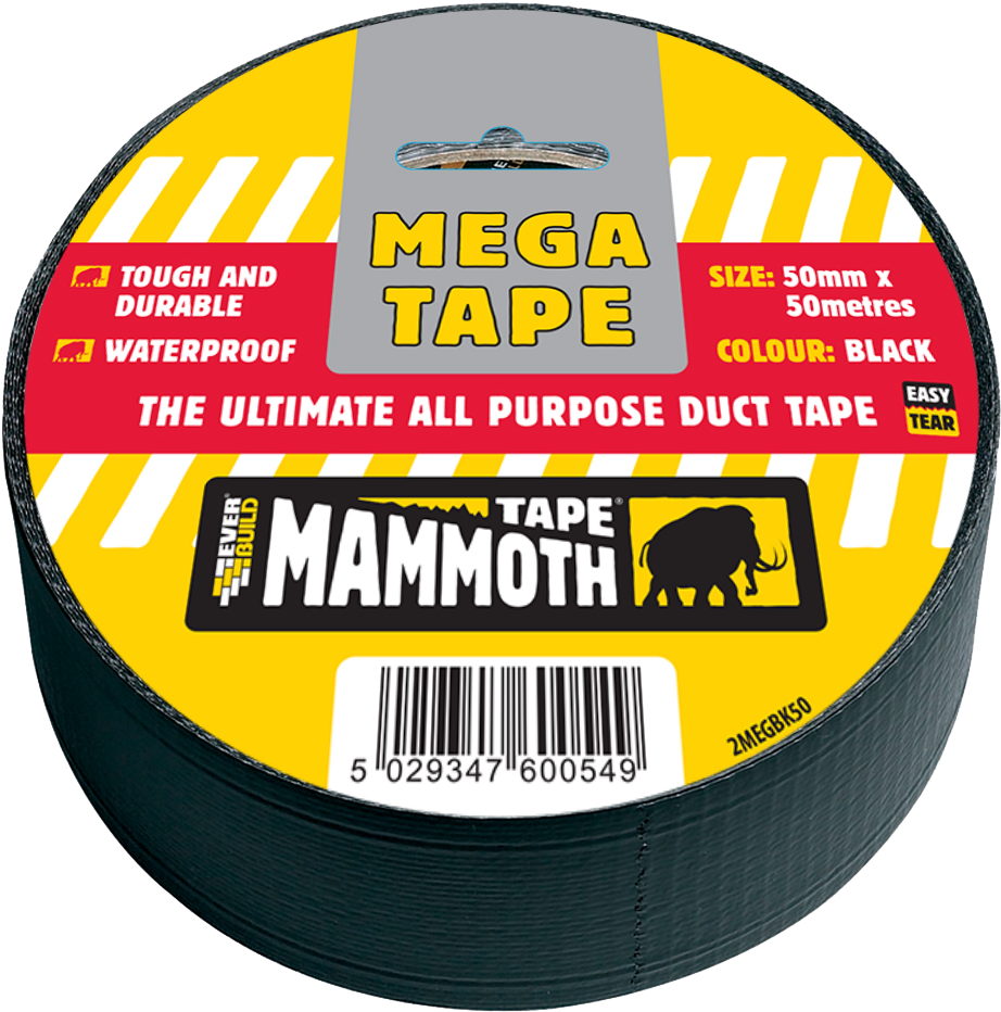 The Ultimate All Purpose Duct Tape, Top Quality Cloth - Everbuild Mega 50mm (1063x941), Png Download