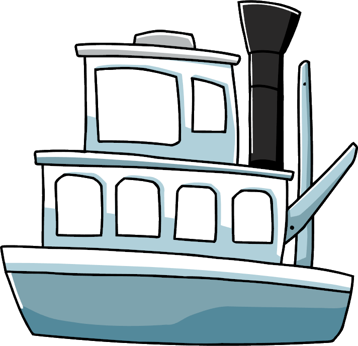 Ship Clipart Steamship - Steamboat Png (712x688), Png Download